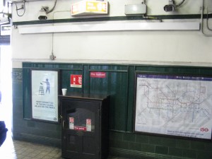 Fire equipment Holloway Road Underground Station