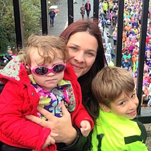 Kelly and her children