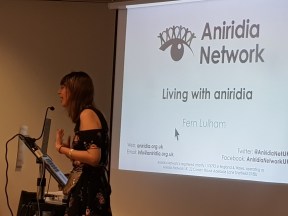 Fern Lulham giving her speech