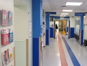 Corridor of Moorfields Eye Hospital