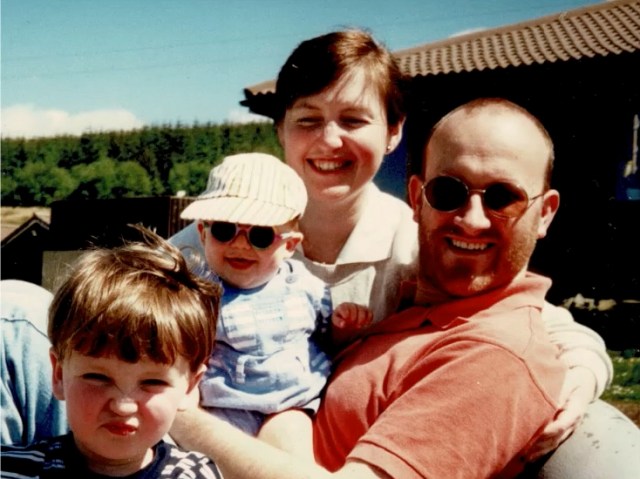 Mark with Harry and his family